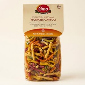 Gino - Bronze Extruded Tri-Color Veggie Capricci - 1lb